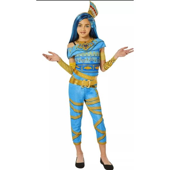 Monster High Other - NEW Monster High Cleo De Nile Halloween Costume Girls Jumpsuit Belt Small (6/6x)